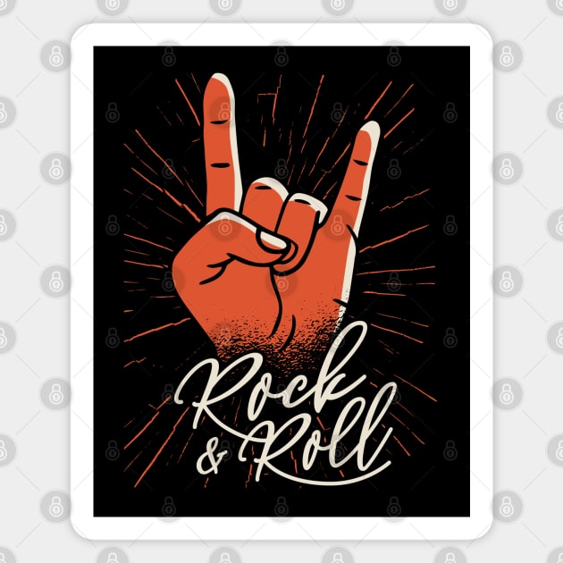 Rock & Roll Magnet by Kali Space